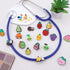 18Pcs Fruit Stethoscope Charms for Nurses - Apple Banana Fruits Stethoscopes Accessories for Nursing Students Doctors