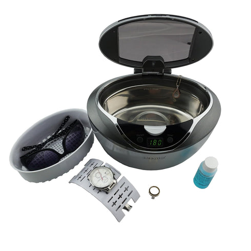 iSonic-D2840 Personal Ultrasonic Cleaners - Silver Model
