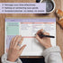 Weekly To Do List Notepad, 52 Undated Sheets, 8.5"×11", Desk Planner for Work and Home, Violet Dream