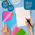 50 6x4 Kids Thank You Cards Bulk - Thick, in Blank Thank You Notes with Envelopes and Stickers - Fun, Colorful Designs