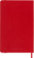 Moleskine Classic Notebook, Hard Cover, Medium (4.5" x 7"), Ruled/Lined, Scarlet Red