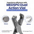 (13mm 20mm) MEDSPO Dual Action Vial Opener and Vial Decapper | Durable Ergonomic Vial Cap Remover | Easy to Use Vial