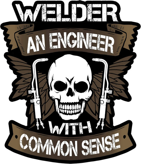 Welding Stickers for Tool Box & Hood 100% Vinyl Badass Welder Stickers Including Flux, Rods, Fire, Welds