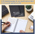 Lewtemi 15 Pack Small Left Handed Notebooks - 8" x 5", 50 Sheets, College Ruled, Black Wire Bound for Lefties