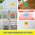 Dry Erase Sticky Notes – Reusable 6-Pack 4x4 Mini Whiteboard Stickers, Writable Removable Labels for Classroom, Office,