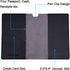 Wisdompro 2 Pack Journal Cover, PU Leather Notebook Cover for 3.5" x 5.5" Pocket Notebooks - Black