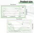 Dianelhall 2 Pcs Big Checks for Presentations, 30 x 16'' Giant Large Blank Fake Check for Graduation Presentations