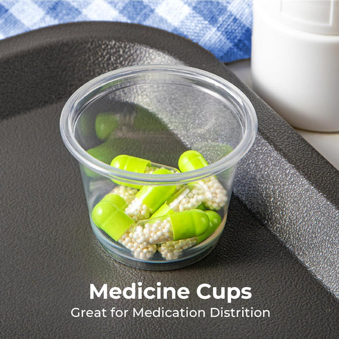 Fit Meal Prep 250 Pack 2 oz BPA Free Condiment Cups No Lids, Disposable Jello Shots Containers in Bulk