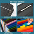 PU Leather Accordion File Organizer - 26 Pockets, Expanding File Folder with Handle, Black