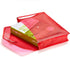 FANWU Plastic File Folder - Poly Envelope Expanding File Wallet with Snap Button Closure, Legal Size, 5 Pack (Red)