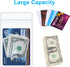Cruise Lanyard Badge Holder, Wisdompro Vertical 2-Sided Waterproof Clear PVC ID Tag Holder with Ziplock and Heavy Duty