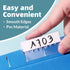 File Folder Labels - SUNEE 100 Sets Hanging File Folder Tabs Labels and Inserts for Folders