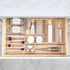Set 6 iDesign Plastic Makeup Drawer Organizer Tray - Vanity Organizer or Desk Drawer Organizer - of - Clear