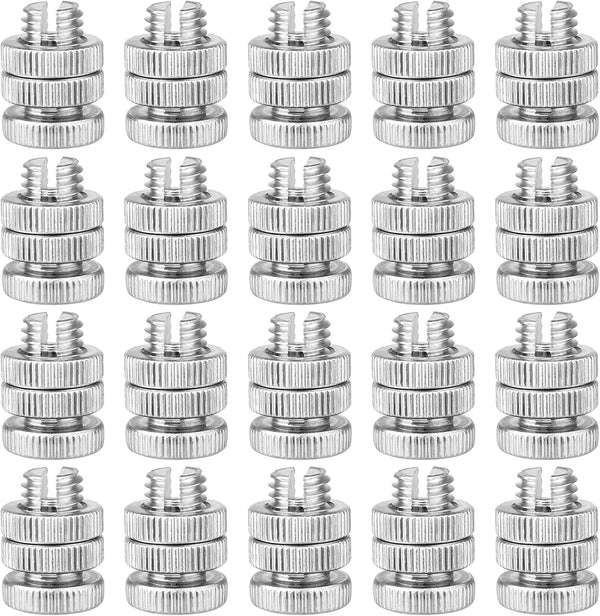 20 Pieces Aluminium Alloy Split Bolt Joint Clamp Wire Connector for Electric Fence
