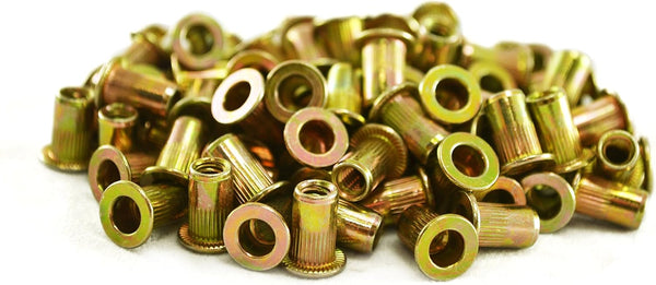 Astro Pneumatic Tool RN4M 100-Piece M4 4mm Steel Rivet Nuts, Zinc Plated by Astro Pneumatic Tool