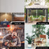 SIXZOONM 20Ft E26 Bulb Bulb) Extension Hanging Lantern Pendant Light Cord - White, Light Socket with Cord, On/Off