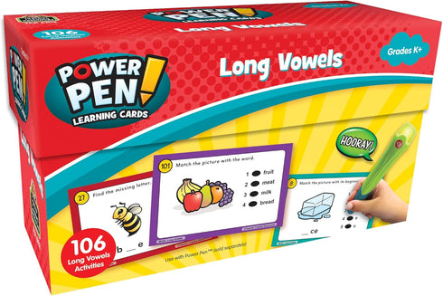 Teacher Created Resources Power Pen Learning Cards: Long Vowels, Model: 6102
