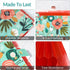 Sooez Cute Accordion File Organizer, 5 Pocket Floral Aesthetic Travel Expanding File Folder with Labels, A4 Size for