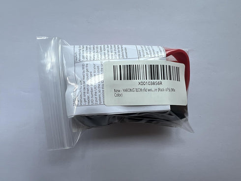 YARONGTECH 13.56MHZ ISO 14443A MIFARE Classic 1K NFC Silicone RFID Wristband, Pack of 5 (Mix)