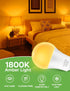 Sleep Light Bulb 100 Watt Equivalent 13W, Blue Light Blocking, 1800K Amber Color Light Bulbs, Therapy, A19 Warm Light Bulb for Healthy Sleep and Baby Nursery Kids Bedroom, 2 Pack by Eastiya