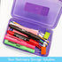 BAZIC Plastic Pencil Case Utility Storage Box, COLOR VARY, Organizer for Pens Pencils, 1-Unit by BAZIC Products