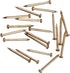 Hardware Nail Assortment Kit (300pcs), Brass Plated Nails for Hanging Pictures (20MM)
