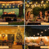 50ft 25 Bulbs Voltage(24V) Dimmable IP65 ST38 SANBEN Outdoor String Lights with Remote, Low Patio Lights, & Timer