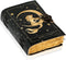 TUZECH Book of Spells Leather Bound Journal, Antique Vintage Grimoire Diary for Witchcraft (Queen of Cups)