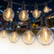 Xingzd LED Outdoor String Lights, 50ft 25 G40 Globe Bulbs, Shatterproof Hanging Patio