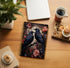 Dark Academia Floral Raven Notebook, Gothic Journal for Women, Witchy Spiral Notebook, Halloween Office Supplies