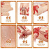 150 Package 500 14x8.3x3.2'' Gueevin Pcs Kraft Paper Bread Bag for Homemade Bread Large Sourdough Loaf Bag with Clear
