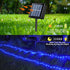 2 Packs 33ft 100 8 YEGUO Solar Rope Lights Outdoor Waterproof, Each LED String Lights, Modes Fairy Lights in Clear Thin