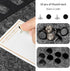 Filmstrip Felt Bulletin Board Self-adhesive Memo Display Pad for Wall - 32.6x21.6cm/13x8.5in with Pins