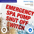 12x18 Inches, 3M .063 New Jersey Spa Pump Shut Off Sign, Complies with State of New Jersey Pool Safety Code, EGP
