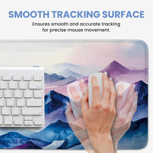 ZapDesk 31.5" 11.8" Large Mouse Pad for Desktop, Cute Desk Mat Pad Protector for Work & Gaming, Aesthetic Pretty