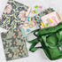 GreenPine 18 Pack William Morris Floral File Folders, Decorative Letter Size (9.5 x 11.5"), 1/3 Cut Tab