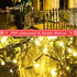 105FT 300 8 realization Christmas Lights Outdoor, LED String Lights Indoor with Modes, End-to-End Plug, UL Certified