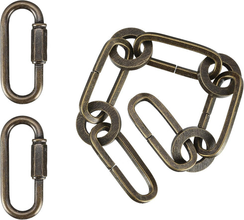 Aspen Creative 21123-07-1, Steel Heavy Duty Chain & Two Quick Link Connector for Lighting