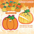 Whaline 810 Sheets Fall Pumpkin Sticky Notes - Thanksgiving Self-Adhesive Memo Pads for Autumn