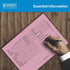 Printed Vehicle Deal Envelopes 9x12 Deal Jackets (100 shrink wrapped) (Pink)