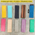 100PCS Pack,1.5''5.5'',0.4mmThickness,Exotic Mixed Wood Veneer Sheets Variety Wooden Chip