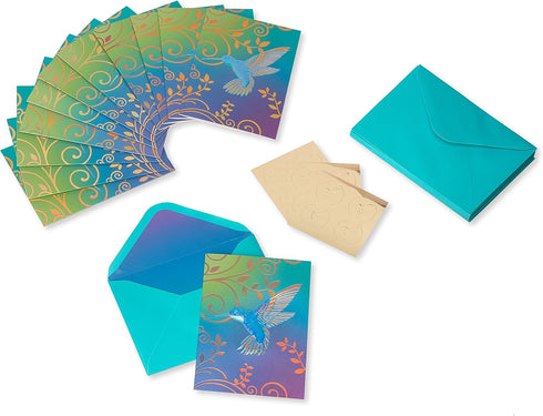 Hummingbird (12-Count) Papyrus Blank Cards with Envelopes