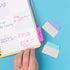 Avery Multiuse Ultra Tabs, 2" x 1.5", Assorted Pastel Dots, 24 Repositionable Tabs (74773)