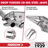 3-Piece Set 6.5" 7" 10" Arrow Locking Pliers - Long Nose and & Curved Jaw Locking Pliers, CR-MO Steel Construction