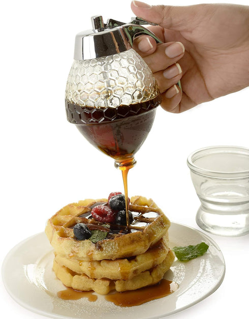 Norpro Honey/Syrup Dispenser - Stylish Beehive Design