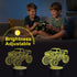 3D 16 Night Lights for Children, Kids Night Lamp, Monster Trucks for Boys, LED Colors Changing Lighting, Car Shape