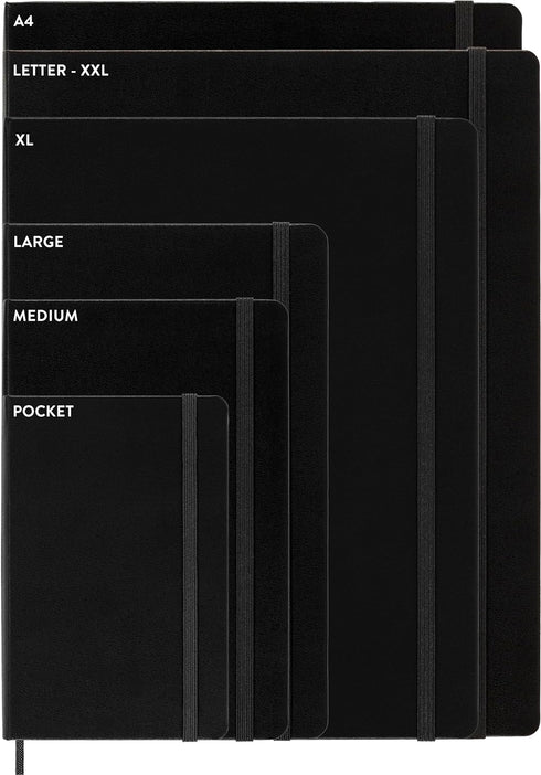 Moleskine Cahier Journal, Soft Cover, Large (5" x 8.25"), Plain/Blank, Kinetic Pink, 80 Pages (Set of 3)