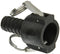 Dixon Valve PPC100 Polypropylene Type C Cam and Groove Fitting, 1" Socket x 1" Hose ID