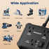 2 125V/15A/1875W, SURAIELEC Automatic Vacuum Switch for Power Tools, Auto/On/Off Mode, Delay Shut Off Shop Vac, Ideal