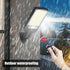 3 Solar Outdoor Lights with PIR Motion Sensor Modes Waterproof Solar Garden Lights Remote Control Decorative Lights